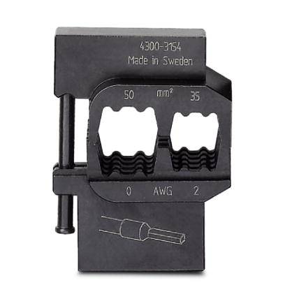 Phoenix Contact CRIMPFOX-M 50/DIE 1212082 Crimpgesenk Aderendhülsen 35 bis 50mm² Passend für Marke (Zangen) Phoenix Contact W80314