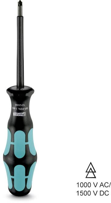 Phoenix Contact SF-PZSL 1-80 VDE VDE Plus/minus-Schraubendreher Größe (Schraubendreher) SL/PZ 1 Kli