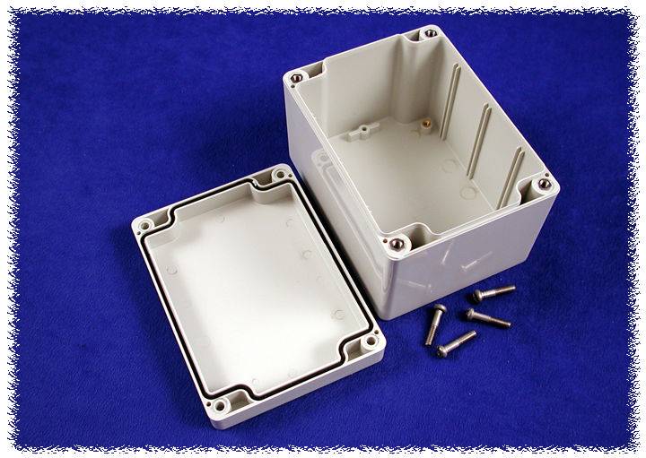 Hammond Electronics 1554G2GY Universal-Gehäuse 120 x 90 x 80 Polycarbonat Grau 1 St.