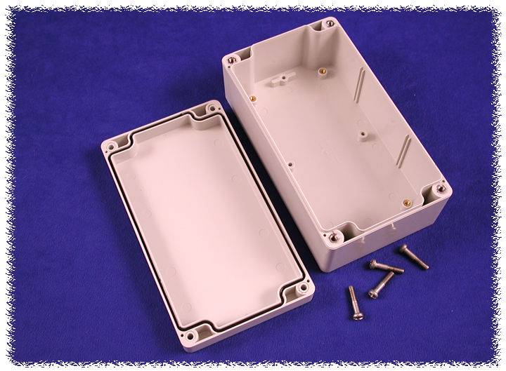 Hammond Electronics 1554J2GY Universal-Gehäuse 160 x 90 x 60 Polycarbonat Grau 1St.