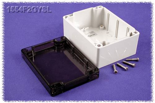 Hammond Electronics 1554F2GYSL Universal-Gehäuse 120 x 90 x 60 Polycarbonat Grau 1 St.