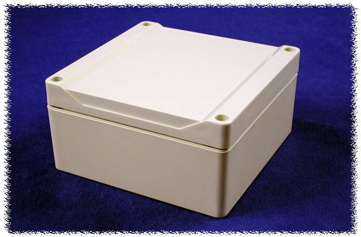 Hammond Electronics 1555NGY Universal-Gehäuse 120 x 120 x 60 ABS Grau 1 St.
