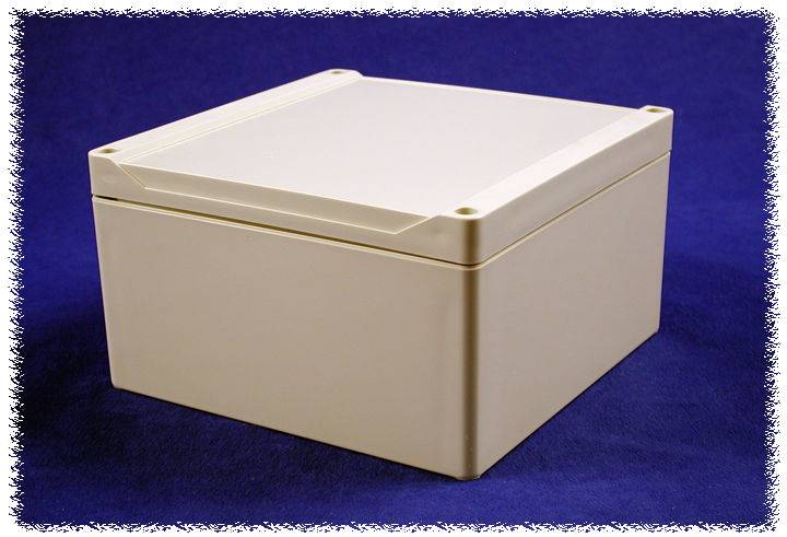 Hammond Electronics 1555S2GY Universal-Gehäuse 160 x 160 x 90 Polycarbonat Grau 1 St.