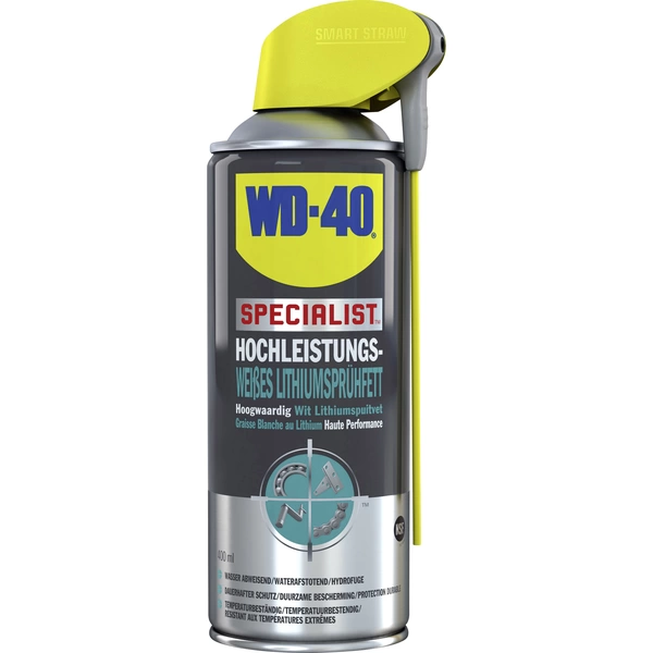 WD40 Specialist Weißes Lithiumsprühfett 400ml WD40 Specialist Weißes Lithiumsprühfett 400ml