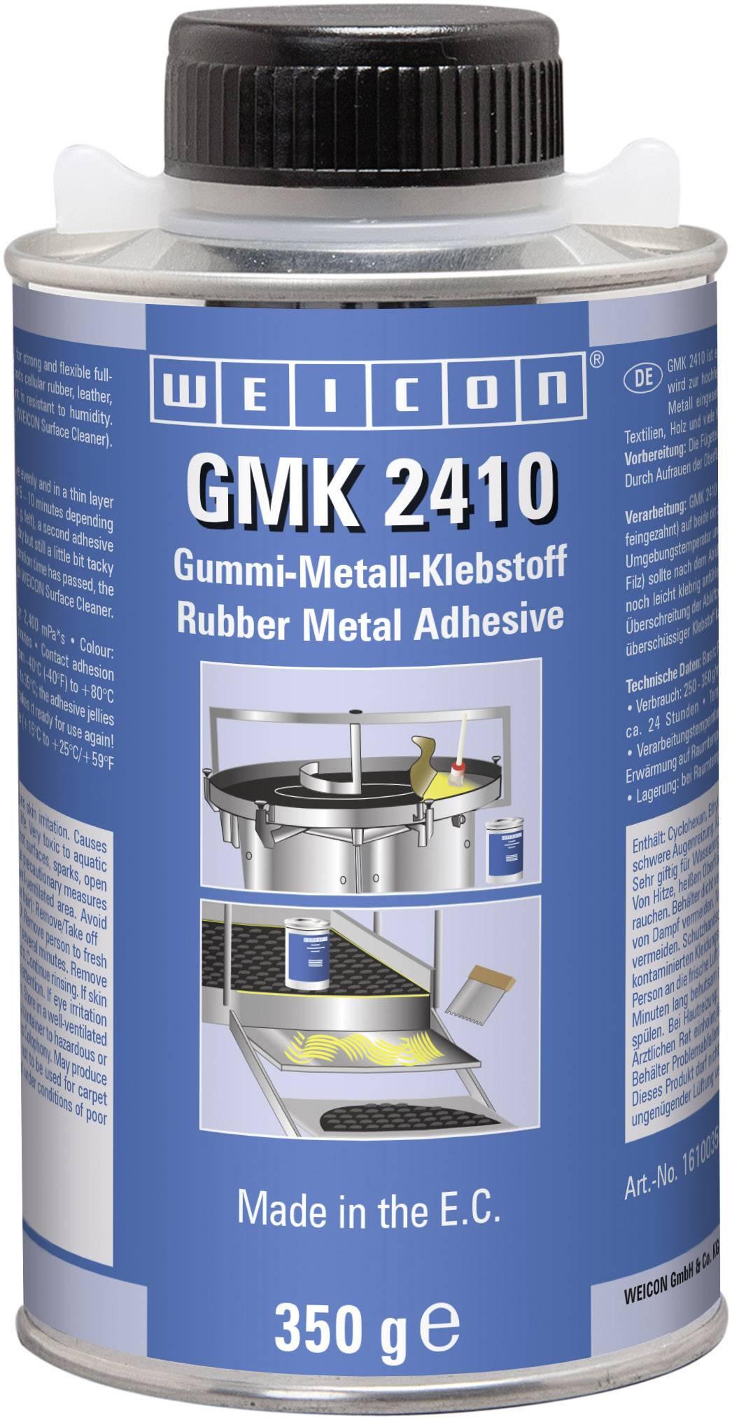 Weicon GMK 2410 Gummi-Metall-Kleber 16100350 350g