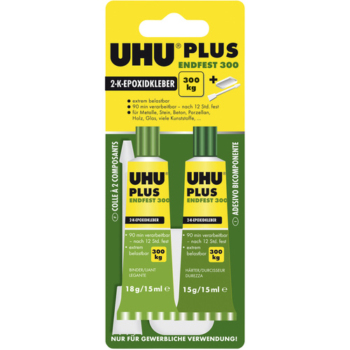 UHU Plus Endfest 300 Zwei-Komponentenkleber 45640 33 g