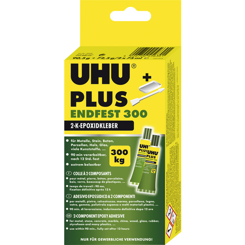 UHU Plus Endfest 300 Zwei-Komponentenkleber 45630 163 g