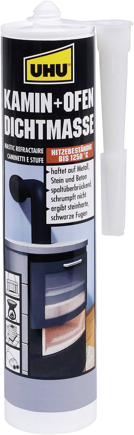 UHU Kamin + Ofen Dichtmasse 46895 530g