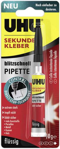 UHU blitzschnelle Pipette Mehrzweckkleber 48795 10 g
