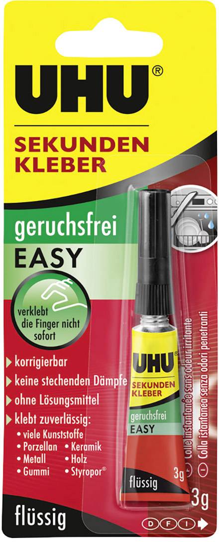 UHU EASY Sekundenkleber 46130 3g