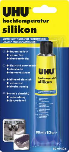 UHU Silikon Herstellerfarbe Schwarz 46735 80 ml