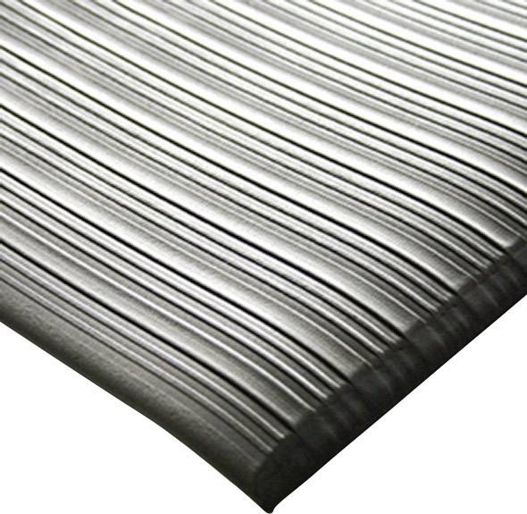 COBA Europe AL010003C Orhomat Ribbed Arbeitsplatzmatte (Meterware) Grau