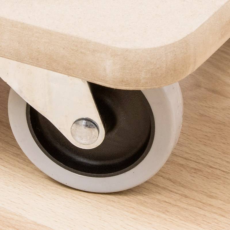 Meister Werkzeuge 0821300 Plattformwagen MDF Traglast (max.): 200kg 110mm Anzahl Lenkrollen 4