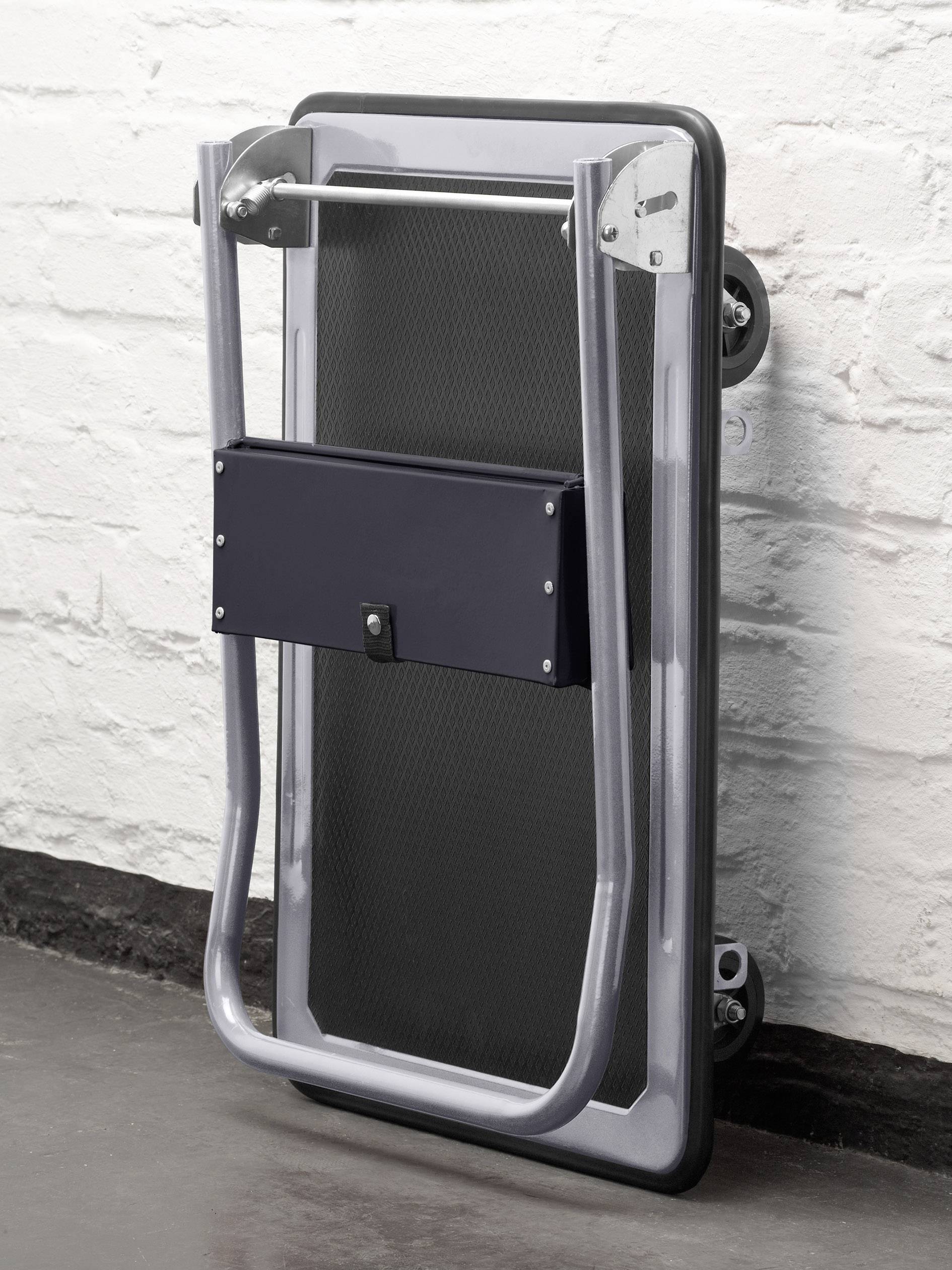 Meister Werkzeuge 8985530 Plattformwagen klappbar, mit Ablagefach Stahl Traglast (max.): 150kg