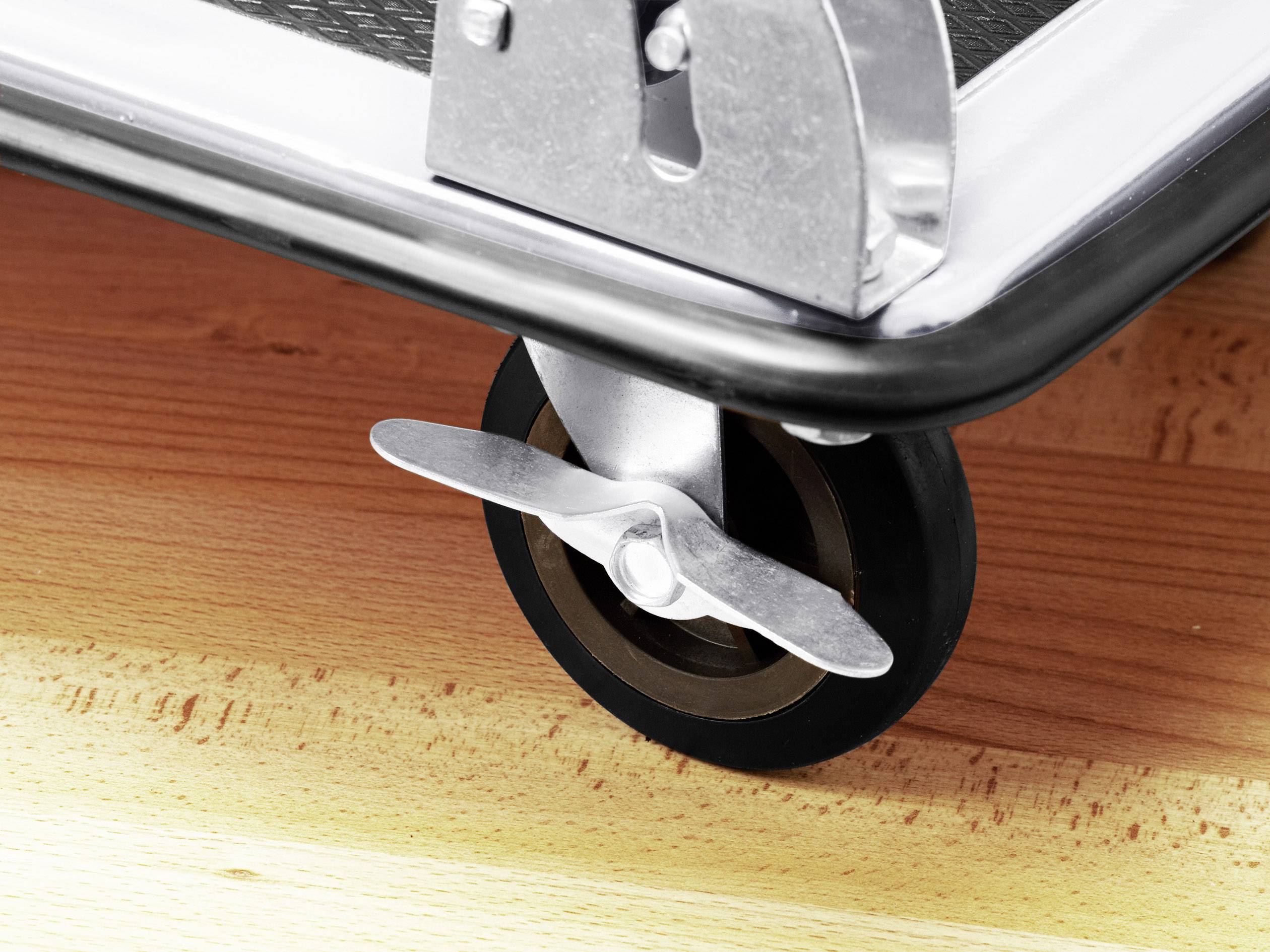 Meister Werkzeuge 8985530 Plattformwagen klappbar, mit Ablagefach Stahl Traglast (max.): 150kg