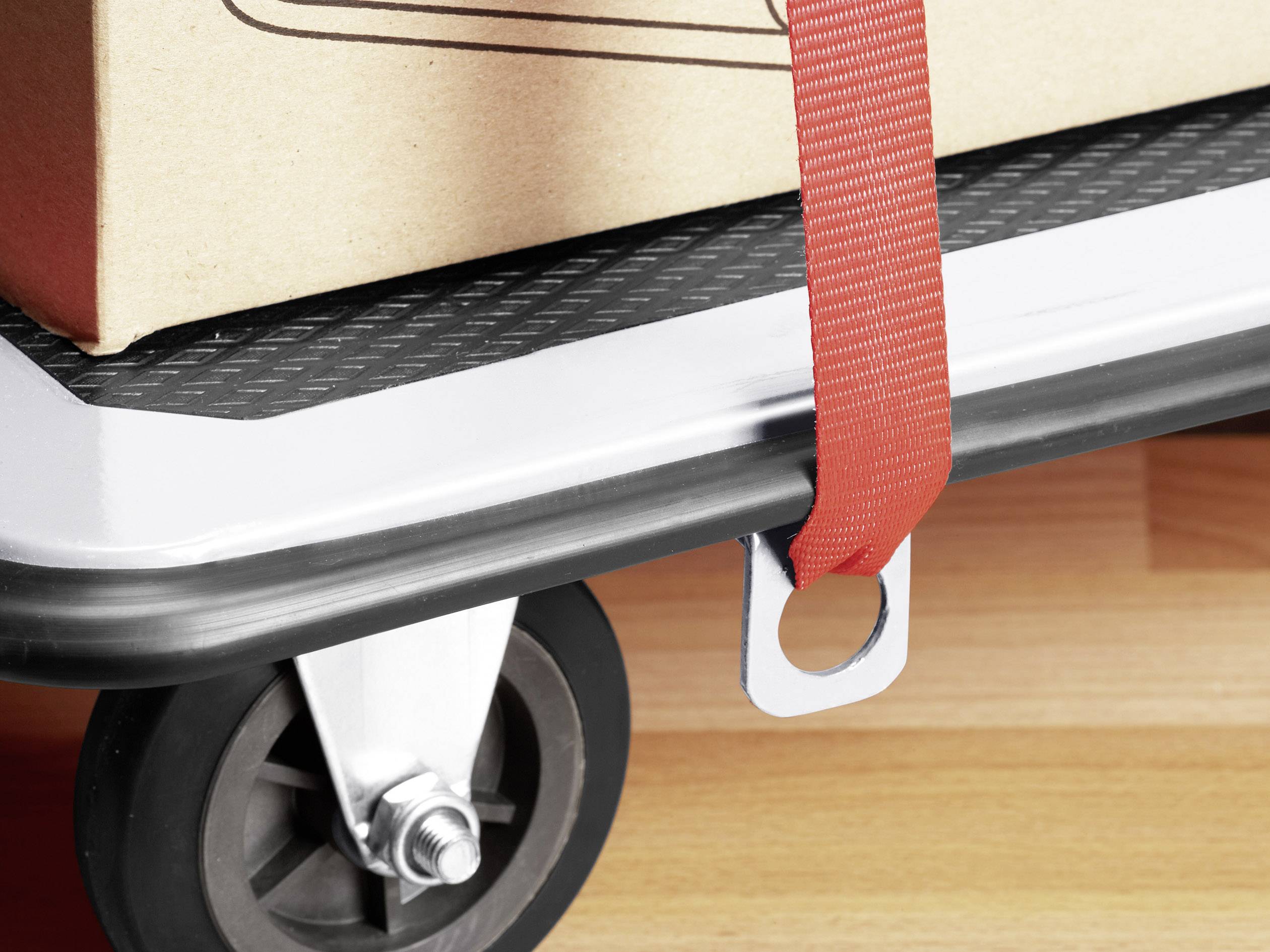 Meister Werkzeuge 8985530 Plattformwagen klappbar, mit Ablagefach Stahl Traglast (max.): 150kg