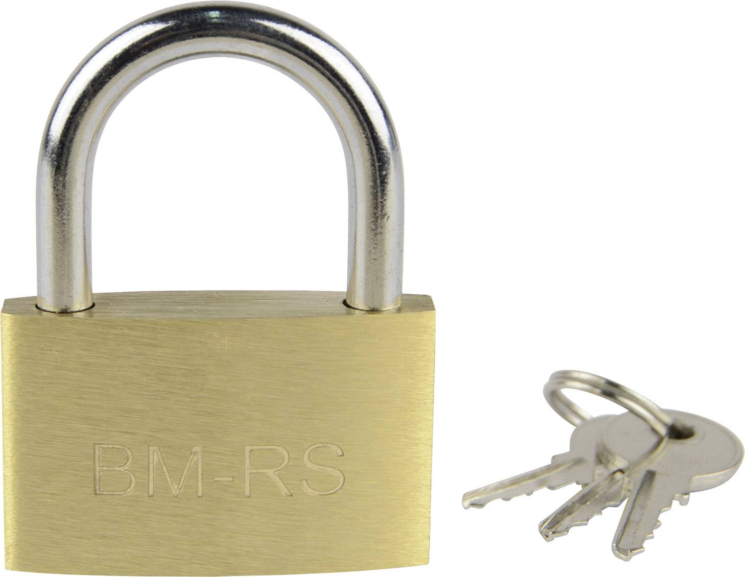 Brüder Mannesmann M 413-40 Vorhängeschloss 38 mm verschieden schließend Goldgelb Schlüsselschloss