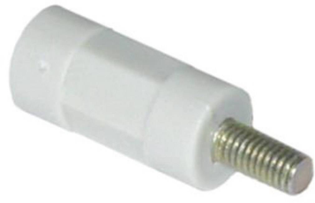 3S30-10 Isolierdistanzbolzen (L) 30mm M3 x 7 Polyester, Stahl verzinkt