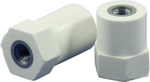 HC21.26-HF8.08CF8.08 Isolierstützer hexa (Ø x H) 21 mm x 26 mm M8 x 8 mm Polyester, Stahl glasfaserverstärkt, verzinkt 1 St.