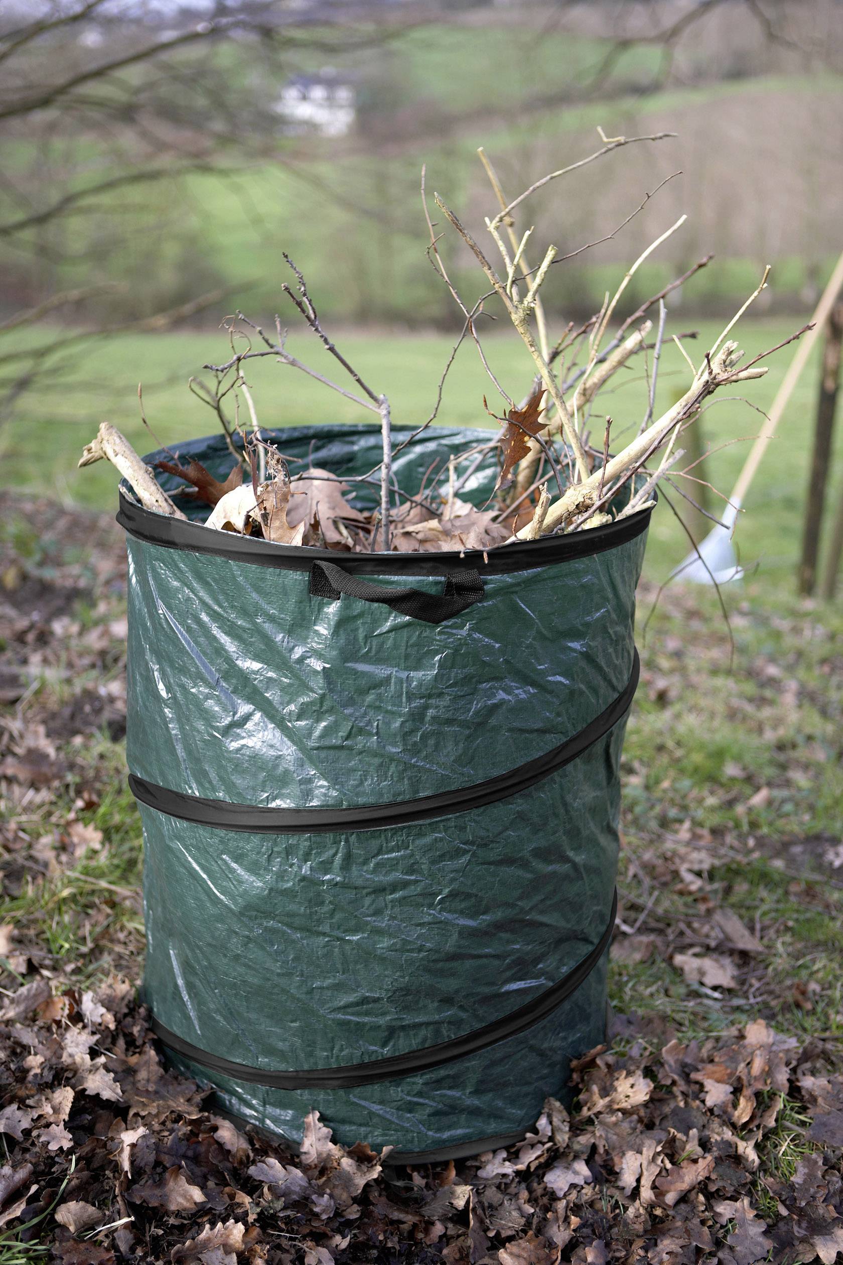 Meister Werkzeuge 9960970 Gartensack 160l Dunkelgrün