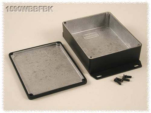 Hammond Electronics 1590WBBFBK Universal-Gehäuse 118.5 x 93.5 x 34 Aluminium Schwarz 1 St.