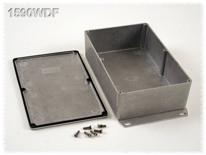Hammond Electronics 1590WDF Universal-Gehäuse 187.5 x 119.5 x 56 Aluminium Natur 1 St.