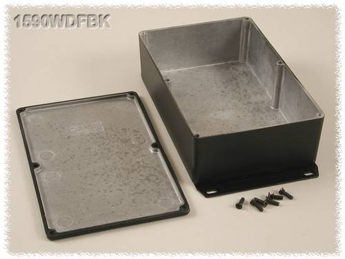 Hammond Electronics 1590WDFBK Universal-Gehäuse 187.5 x 119.5 x 56 Aluminium Schwarz 1 St.