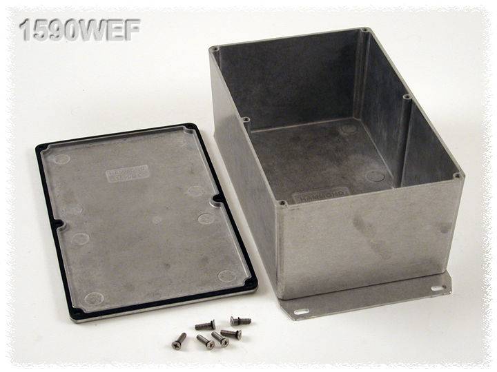 Hammond Electronics 1590WEF Universal-Gehäuse 187.5 x 119.5 x 82 Aluminium Natur 1 St.