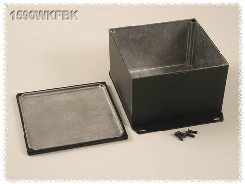 Hammond Electronics 1590WKFBK Universal-Gehäuse 125 x 125 x 79 Aluminium Schwarz 1 St.