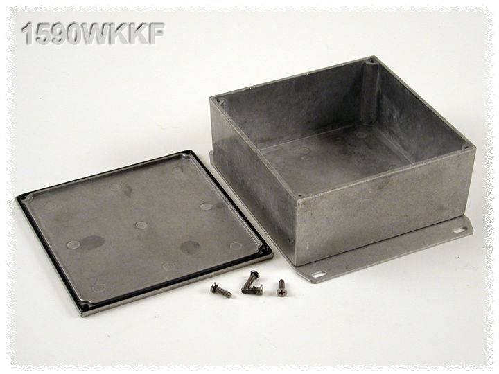 Hammond Electronics 1590WKKF Universal-Gehäuse 125 x 125 x 57 Aluminium Natur 1 St.