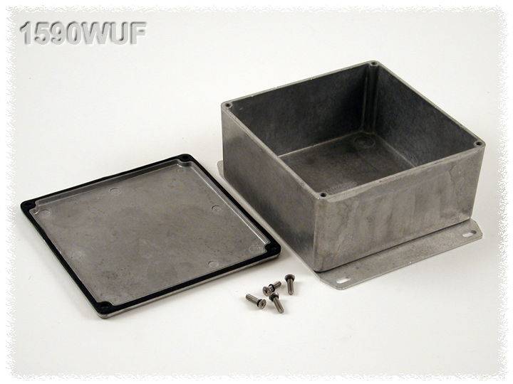 Hammond Electronics 1590WUF Universal-Gehäuse 119.5 x 119.5 x 59 Aluminium Natur 1 St.