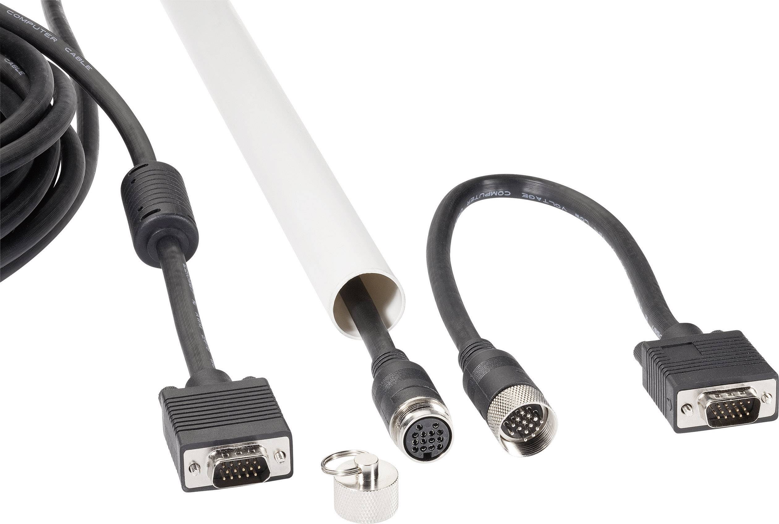 Renkforce VGA Anschlusskabel VGA 15pol. Stecker, VGA 15pol. Stecker 10.00 m Schwarz RF-1456242 für