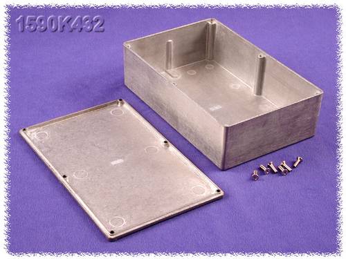 Hammond Electronics 1590K432 Universal-Gehäuse 188 x 120 x 56 Zink Natur 1 St.