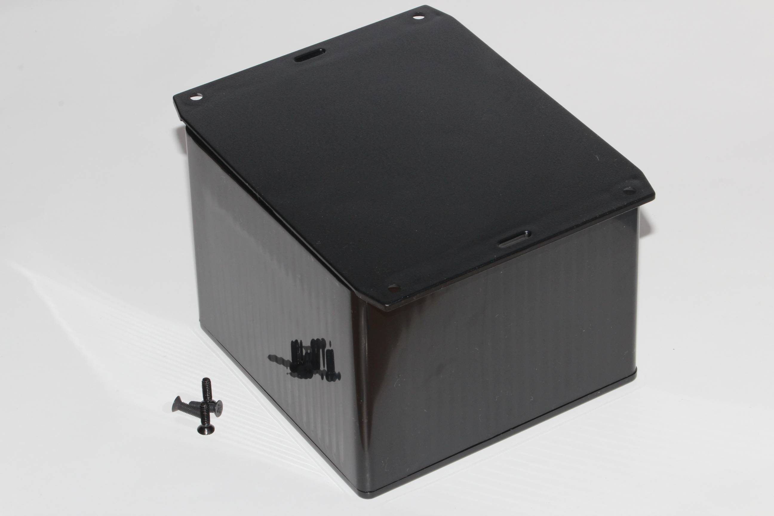 Hammond Electronics 1591VF2BK Universal-Gehäuse 120 x 120 x 94 ABS Schwarz 1 St.