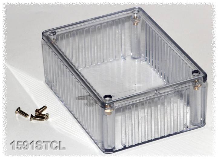 Hammond Electronics 1591STCL Universal-Gehäuse 110 x 82 x 44 Polycarbonat Natur 1 St.