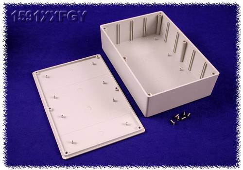 Hammond Electronics 1591XXFGY Universal-Gehäuse 221 x 150 x 64 ABS Grau 1 St.