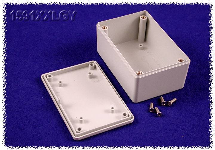 Hammond Electronics 1591XXLGY Universal-Gehäuse 87 x 57 x 40 ABS Grau 1 St.