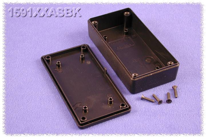 Hammond Electronics 1591XXASBK Universal-Gehäuse 100 x 51 x 26 ABS Schwarz 1St.