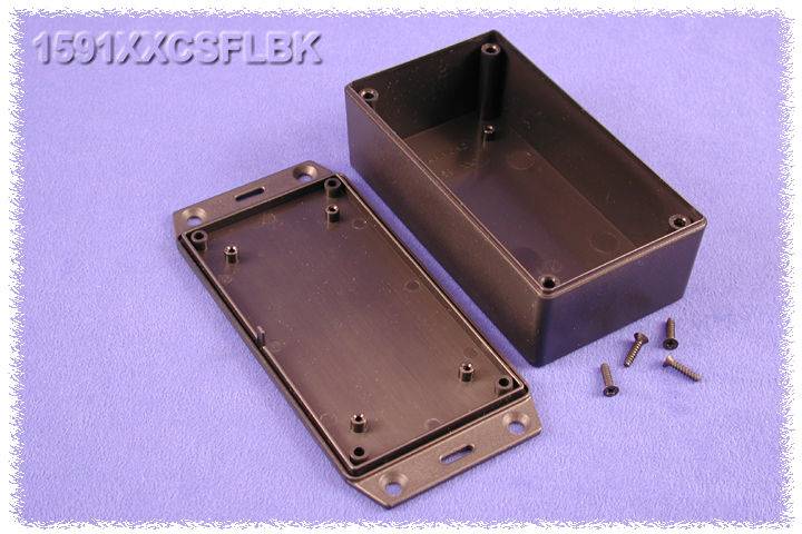 Hammond Electronics 1591XXCSFLBK Universal-Gehäuse 121 x 66 x 41 ABS Schwarz 1St.