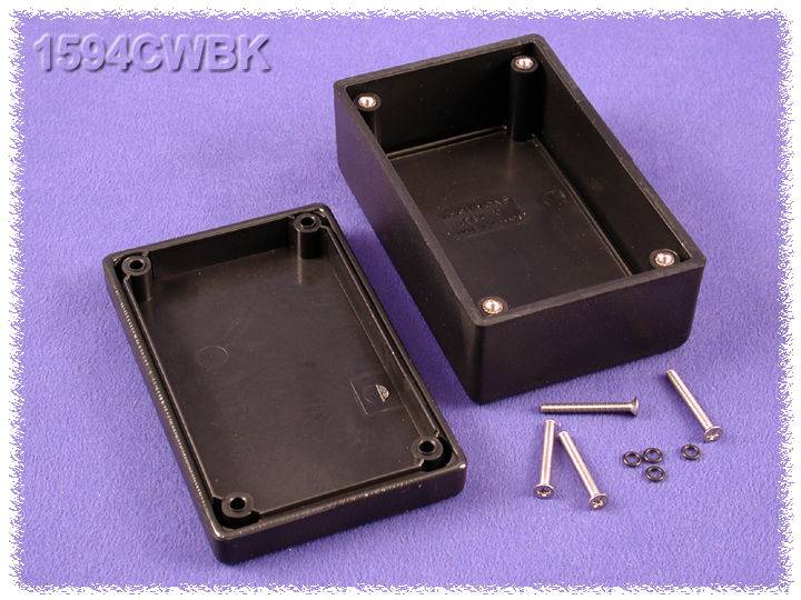 Hammond Electronics 1594CWBK Universal-Gehäuse 105 x 66 x 45 ABS Schwarz 1 St.