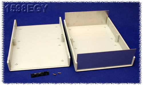 Hammond Electronics 1598EGY Instrumenten-Gehäuse 160 x 160 x 86 ABS Grau 1 St.
