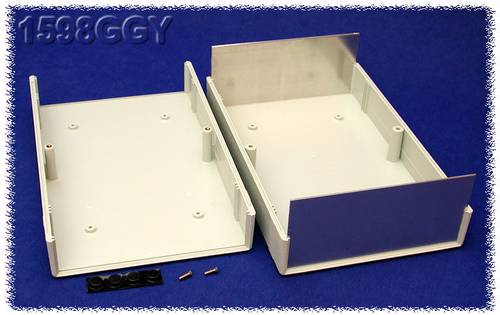 Hammond Electronics 1598GGY Instrumenten-Gehäuse 250 x 160 x 76 ABS Grau 1 St.