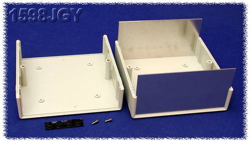 Hammond Electronics 1598JGY Instrumenten-Gehäuse 280 x 200 x 76 ABS Grau 1 St.