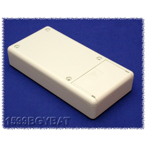 Boîtier portatif Hammond Electronics 1599BGYBAT ABS gris 130 x 65 x 25 1 pc(s)