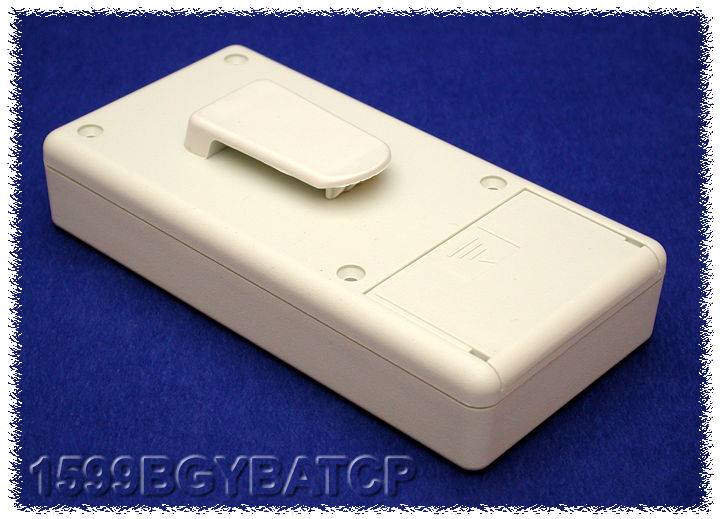 Hammond Electronics 1599BGYBATCP Hand-Gehäuse 130 x 65 x 25 ABS Grau 1St.