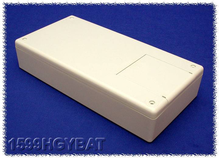 Hammond Electronics 1599HGY Hand-Gehäuse 220 x 110 x 44 ABS Grau 1 St.
