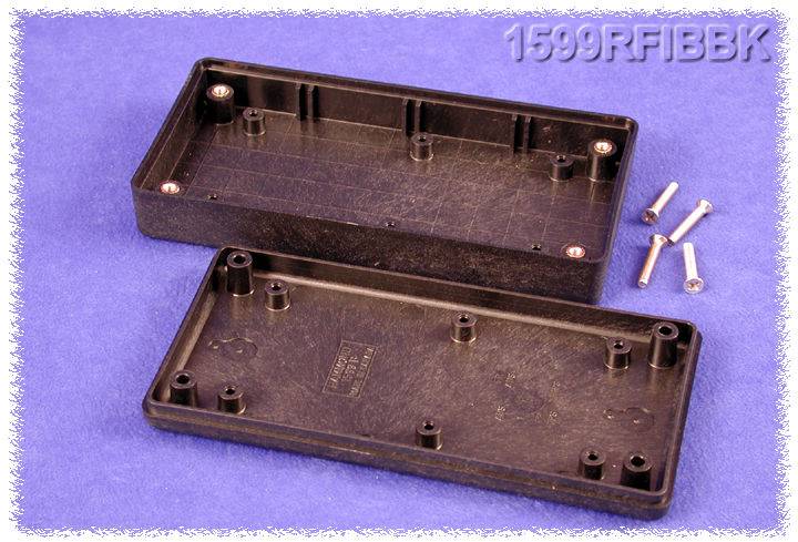 Hammond Electronics 1599RFIBBK Hand-Gehäuse 130 x 65 x 25 ABS Schwarz 1St.