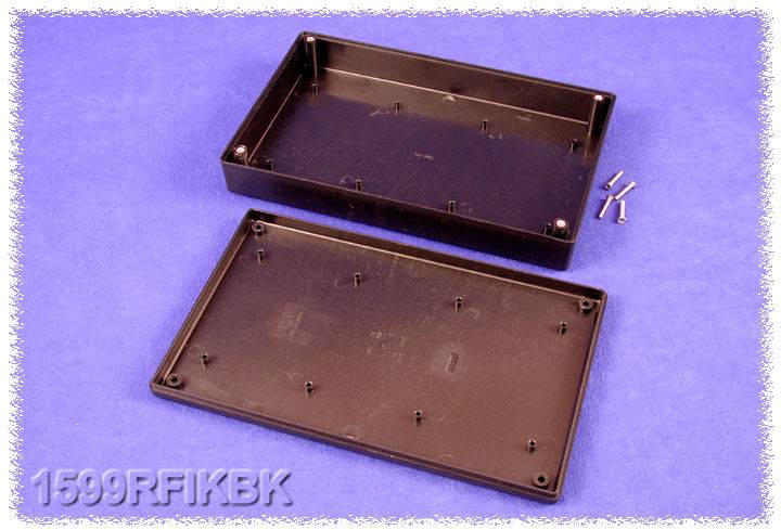 Hammond Electronics 1599RFIKBK Hand-Gehäuse 220 x 140 x 40 ABS Schwarz 1 St.