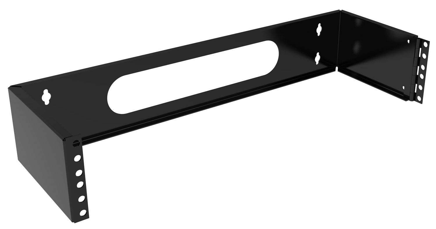 Hammond Electronics RB-WR2 Wandhalterung Stahl Schwarz (L x B x H) 152 x 492 x 92mm 1St.