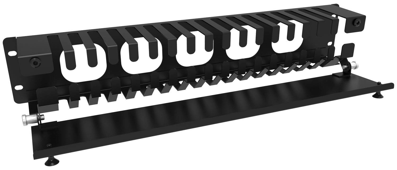 Hammond Electronics Kabelführung schwenkbar (B x H x T) 483 x 89 x 76 mm PCMDS19003BK1 1 St.